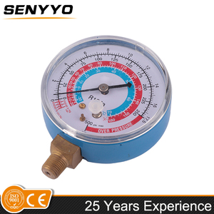 De réfrigération manomètre pas cher 2.5 ", 2.6", 3 "cadran taille R134 fréon manomètre pour les systèmes de réfrigération - Product Image 1