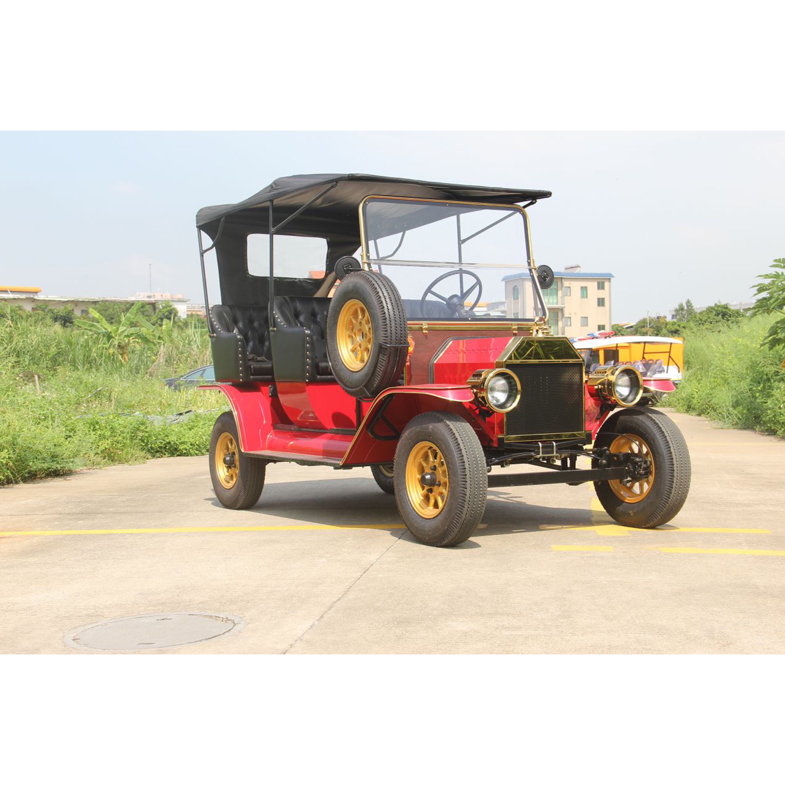 Оригинальный производитель 5 местный античная модель автомобиля Электрический винтажный автомобиль