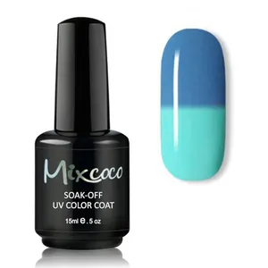 Mixcoco gel nail polish kit temperature change color gel polish thermal soak off uv led gel polish for salon