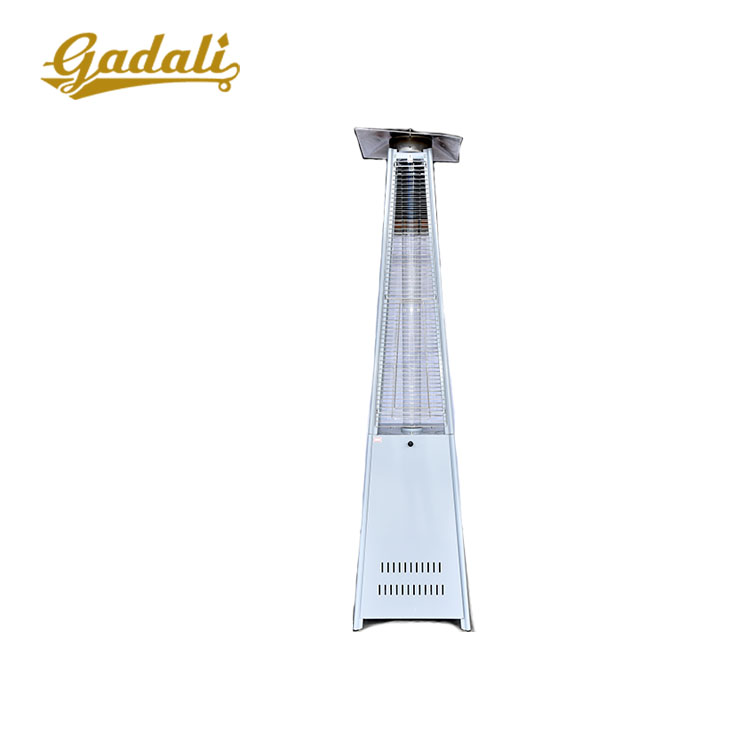 Регулируемый термостат, автономный стеклянный трубчатый нагреватель для патио, наружный инфракрасный светодиодный нагреватель для патио