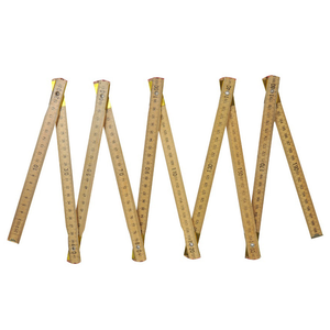 Herramientas de medición de madera de fábrica China, <span class=keywords><strong>regla</strong></span> plegable de 2M con material de madera, gran oferta - Product Image 1