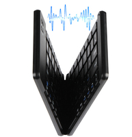 Teclado plegable para Windows/Andriod/IOS, inalámbrico, ultradelgado, BT 3,0