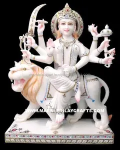 Estatua de mármol Maa Durga - Product Image 1