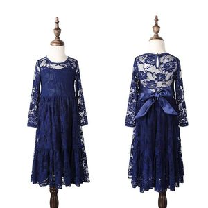 Vestido de noche de encaje personalizado para niños, proveedor de China, venta al por mayor - Product Image 2