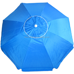210 cm azul con ventilación plata forrado <span class=keywords><strong>poli</strong></span> nylon playa paraguas de sol al aire libre sombra - Product Image 1