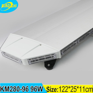 96 W 122 cm alta calidad negro plata cubierta de aluminio montaje <span class=keywords><strong>en</strong></span> techo vehículo de emergencia LED peligro barra de luz - Product Image 5
