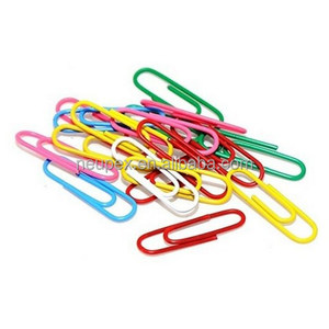 Vietnam 80pcs haute qualité multicolore vinyle enduit 33mm avec plastique à clapet boîte liant trombones - Product Image 2