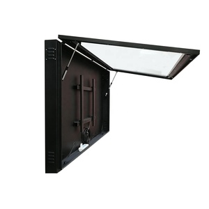 Tùy chỉnh 50 ''ngoài trời không thấm nước không cảm ứng LCD Màn hình hiển thị màn hình trường hợp an toàn TV bao vây - Product Image 1