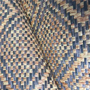 Woven paper-rope waterproof wallpaper for livingroom wall covering