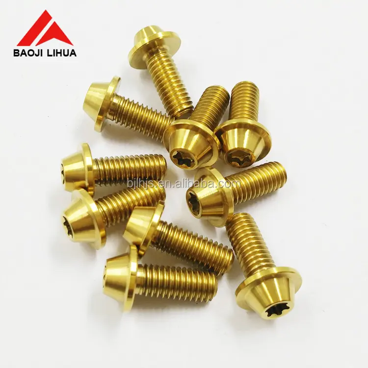M8 x 20mm Bolts Industrial Finish Gold Anodised Aluminium Patina Special effects 