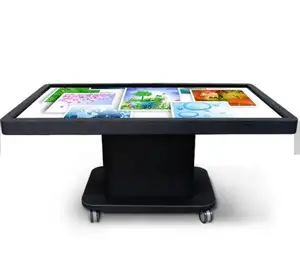 Популярный кофейный столик с сенсорным экраном 55 дюймов 65 дюймов 84 дюйма
