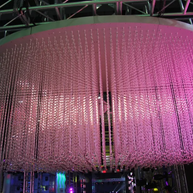 Desain Baru LED 3D Efek Matrix Tirai Layar