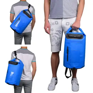 Tamaño personalizado bolsa seca a prueba de agua rollo superior seco bolsa de compresión bolsas de equipo seco flotante saco de océano impermeable