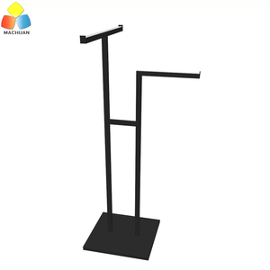 De las mujeres de la <span class=keywords><strong>moda</strong></span> de la tienda de metal de 4 colgando ropa venta al por menor de visualización bastidores soporte - Product Image 2