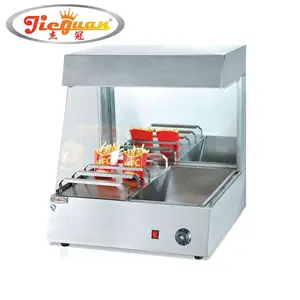 Điện KFC Thức Ăn Nhanh Thiết Bị Nhà Hàng Counter Top Vertical Chips Ấm Hơn