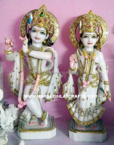 Makrana Marble Radha Krishna statue - Product Image 1