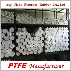 De haute qualité ptfe pur tige en plastique/bar ptfe/tige en téflon fabriqués en chine