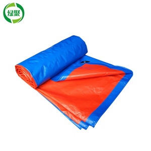 26x32ft 8x10m bâches en poly tissu imperméable recyclé bâche en poly bleu - Product Image 5