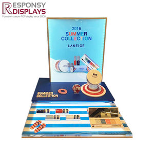 Acrylic <span class=keywords><strong>Countertop</strong></span> Rack hiển thị với đa ngăn tổ chức kệ cho mỹ phẩm và tinh dầu Showcase - Product Image 3