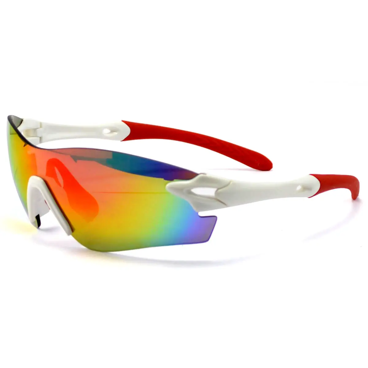 Gafas de sol deportivas para hombre y mujer, lentes de Material acrílico con marco para PC, UV400, nuevo estilo, para viajes y conducir