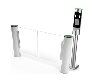 Automatic Cylindrical Luxury Turnstile for <strong>Office</strong> <strong>Building</strong> RFID Pedestrian <strong>Speed</strong> <strong>Gate</strong> - Product Image 4