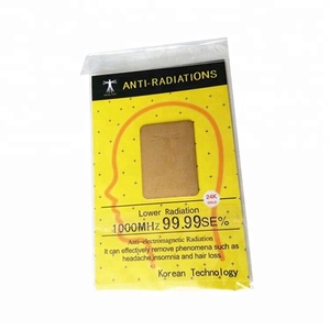 <span class=keywords><strong>Pegatina</strong></span> para teléfono móvil Anti radiación con Chip ahorrador de energía chapado en oro de 24k - Product Image 6