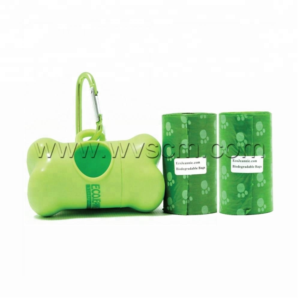 Personnalisé Compostable Plat ouvert top solide sac poubelle sac à ordures ordures sac pour Chien Merde