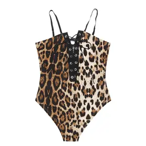 2024 Guangdong Bikini Manufacturer Leopard Swimwear And Beachwear For Women Custom Swimwear Swimming Suits