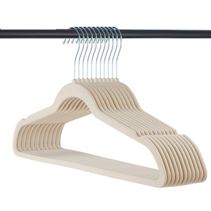 LINDON Appendiabiti in Velluto Antiscivolo Salvaspazio, Profilo Sottile, Multifunzionali per Organizzazione Armadio, per Camicie, Pantaloni e Vestiti - Product Image 1