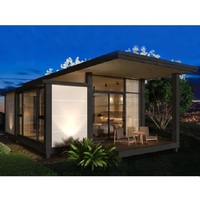 Villa Modulaire de Luxe en Panneaux Sandwich en Acier Léger, Design Moderne, Origine Guangdong, Garantie 1 An - Nouveauté 2026
