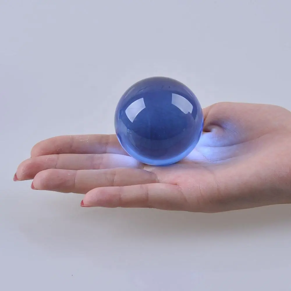 50ミリメートルk9クリスタル球BallためLensball Photography Use And Home Decorations Gazing DivinationまたはFeng Shui Fortune Telling