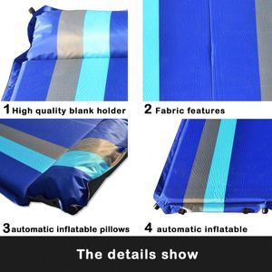 Impermeabile Outdoor Air Materasso con Cuscino Doppio Formato Gonfiabile Materassino, Spugna Ad Alta Rimbalzo di Campeggio Stuoia, Pad A Pelo - Product Image 3