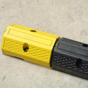 Wielstop Rubberen Stopper Auto Stopper Verkeersleiding Zware Reflecterende Stopper Verkeersproducten - Product Image 1