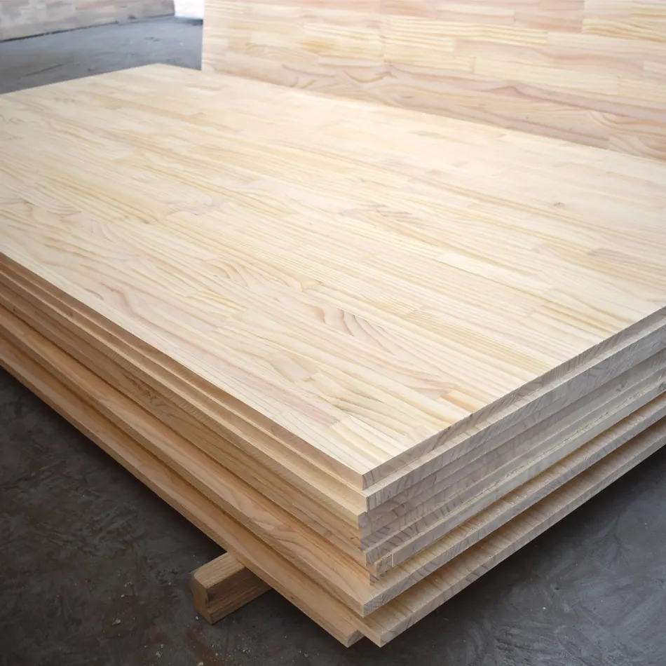 Chile pine / radiata pine edge glued board / finger joint board for sale