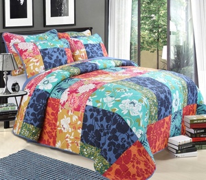 Sac à main en tissu <span class=keywords><strong>Turquoise</strong></span> <span class=keywords><strong>couvre</strong></span>-<span class=keywords><strong>lit</strong></span> <span class=keywords><strong>bleu</strong></span> marine King Size couette <span class=keywords><strong>bleu</strong></span> - Product Image 1