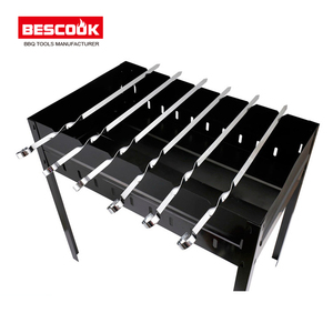 Parrilla Portátil <span class=keywords><strong>para</strong></span> Barbacoa al Aire Libre con Brochetas de Acero Inoxidable - Product Image 3