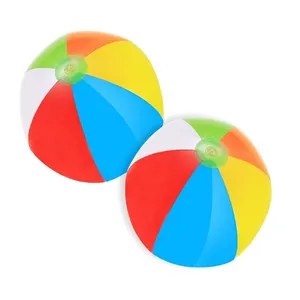 Oempromo прозрачный надувной пляжный мяч из ПВХ 24 дюйма с принтом логотипа