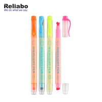 Stylo magique pour enfants, Mini porte-clés et surligneur, multicolores, papeterie scolaire