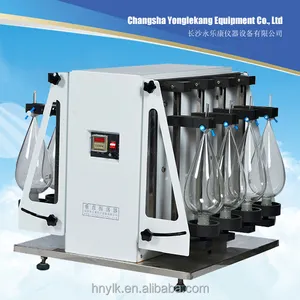 Laboratory vertical shaker separatory funnel portable oil water separator, oil water separating machine