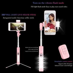 Trépied à lumière LED pour selfie <span class=keywords><strong>Tik</strong></span> Tok, télécommande rechargeable pour Android iPhone - Product Image 2
