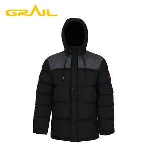 Fashionable warm elegant russian style winter coat quilt down jacket men