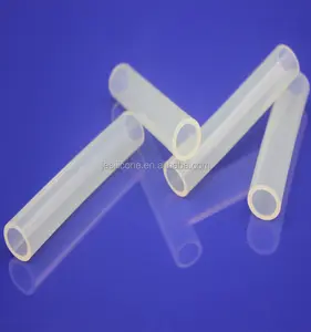 Tubo de goma de silicona gris para uso médico, manguera de silicona suave, fábrica de tubos de silicona