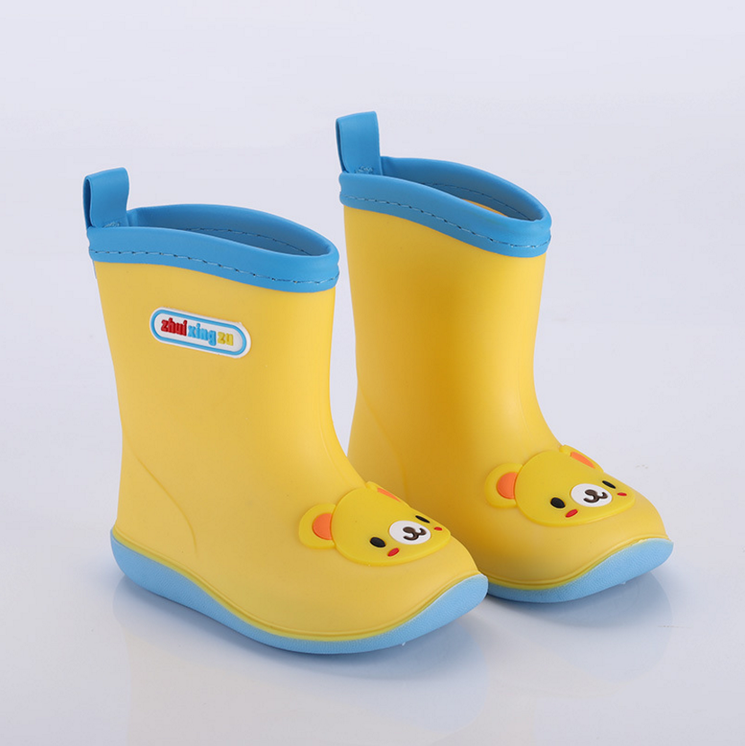 Оптом новый дизайн 3D детские резиновые сапоги красивые противоскользящие резиновые сапоги