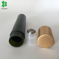 Fournisseur chinois en plastique 35ml rouleau sur bouteille avec boule en métal rouleau bouchon pour parfum déodorant d'emballage d'huile essentielle