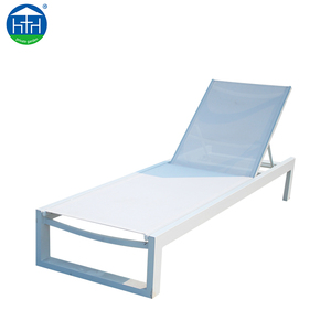 DW-CL011 Maille Tissu Cadre En <span class=keywords><strong>Aluminium</strong></span> Plage Soleil Lit, En Plein Air <span class=keywords><strong>Transat</strong></span>, chaise Longue - Product Image 3