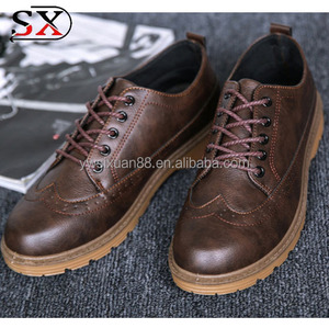 Thời Trang Đồng Bằng Màu Đen Người Đàn Ông Giày Cổ Điển Người Đàn Ông Da Mùa Đông Giản Dị Và Giày Thể Thao - Product Image 3