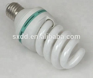 Nhà máy vàng <span class=keywords><strong>T4</strong></span> tiết kiệm năng lượng đèn xoắn ốc dẫn bóng đèn Trung Quốc <span class=keywords><strong>CFL</strong></span> E27 E14 18W 20W 25W 28W 30W OEM 60 G80 Đen CE ROHS 10000 120cm - Product Image 1