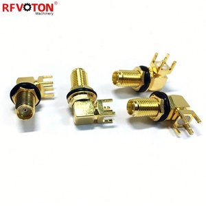 Chống Thấm Nước Nữ SMA J RF Cáp Đồng Trục Nối IP68 Jack SMA PCB Cạnh Nối IP67 90 Độ Khuỷu Tay <span class=keywords><strong>Right</strong></span> <span class=keywords><strong>Angle</strong></span> Bulkhead - Product Image 3