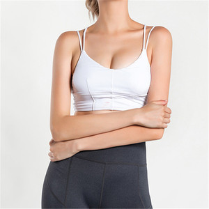 Canotta da Palestra all'Ingrosso, Abbigliamento Fitness, Completo Intimo Sexy per Giovani Donne, Reggiseno con Foto, Top da <span class=keywords><strong>Yoga</strong></span>, Set Canottiera Sexy - Product Image 2