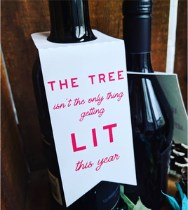 Hot bán tùy chỉnh cổ điển đám cưới chai rượu vang cổ giấy treo thẻ in logo - Product Image 6